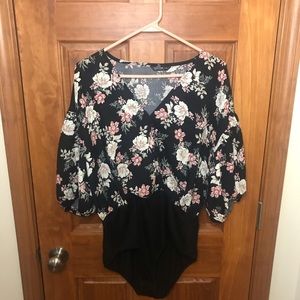 Long Sleeve Bodysuit Blouse Perfect For Winter